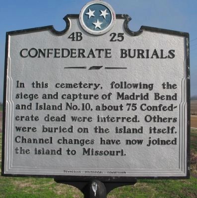 Confederate Burials Marker image. Click for full size.