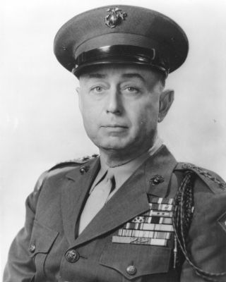 General Clifton B. Cates image. Click for more information.