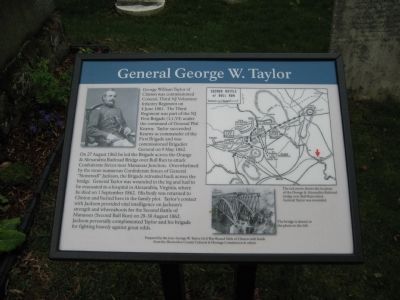 General George W. Taylor Marker image. Click for full size.