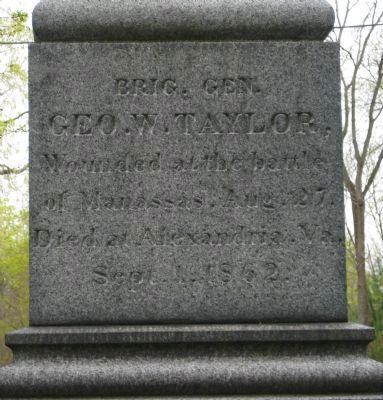General George W. Taylor Grave Monument image. Click for full size.