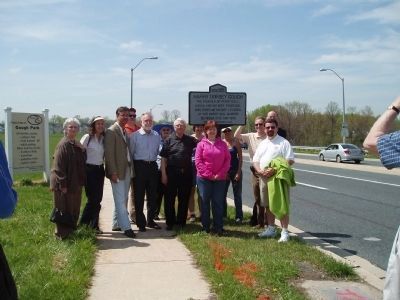 Dedication of the Harry Dorsey Gough Marker image. Click for full size.