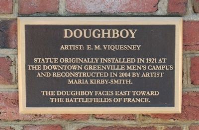 Doughboy Inscription image. Click for full size.