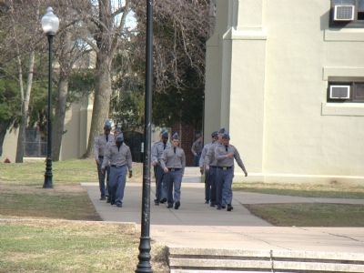 Cadets Marching Back and Forth on a Sunday image. Click for full size.