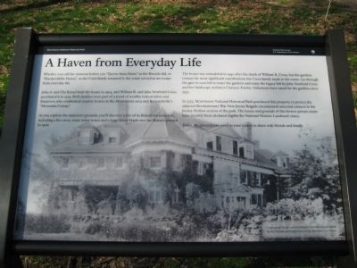 A Haven From Everyday Life Marker. Click for full size. A Haven From Everyday Life Marker image. Click for full size.