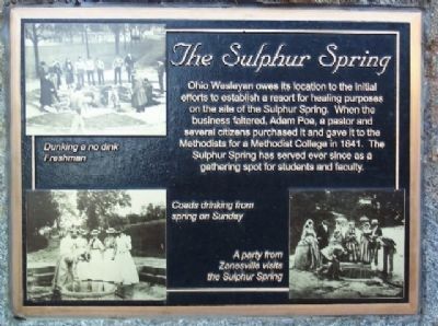 The Sulphur Spring Marker. Click for full size. The Sulphur Spring Marker image. Click for full size.