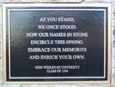 OWU Class of 1954 Quote image. Click for full size.