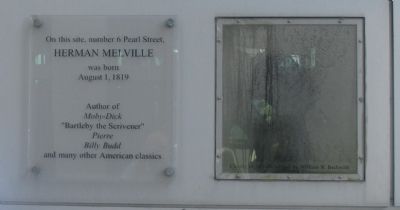 Birthplace of Herman Melville Marker image. Click for full size.