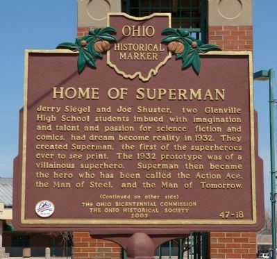 Home of Superman Marker image. Click for full size.
