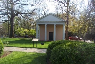 Spring House or Dairy - c. 1812 Marker image. Click for full size.