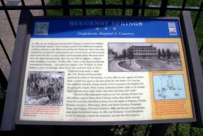 Huguenot Springs CWT Marker image. Click for full size.