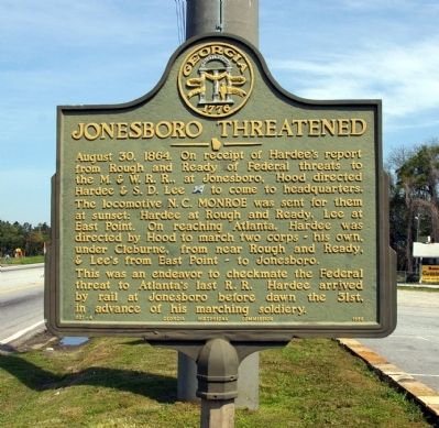 Jonesboro Threatened Marker image. Click for full size.