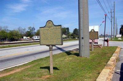 Jonesboro Threatened Marker. Click for full size. Jonesboro Threatened Marker image. Click for full size.