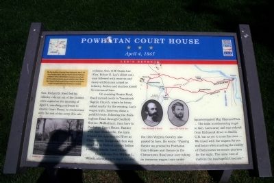 Powhatan Court House CWT Marker image. Click for full size.