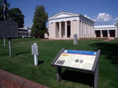 Powhatan Courthouse Markers image. Click for full size.