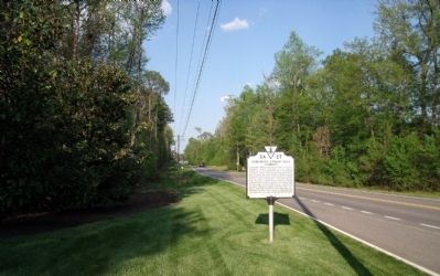 Dahlgren's Cavalry Raid Marker on River Road (facing east) image. Click for full size.