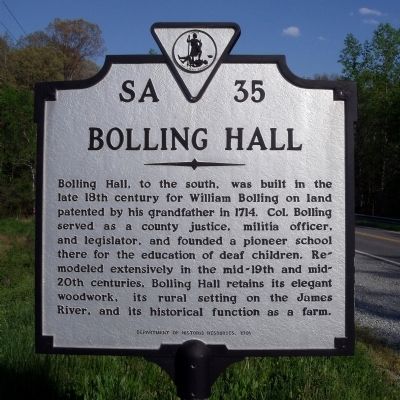 Bolling Hall Marker image. Click for full size.