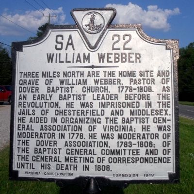 William Webber Marker image. Click for full size.