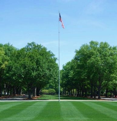West End of Furman Mall from the<br>Herman W. Lay Physical Activities Center image. Click for full size.