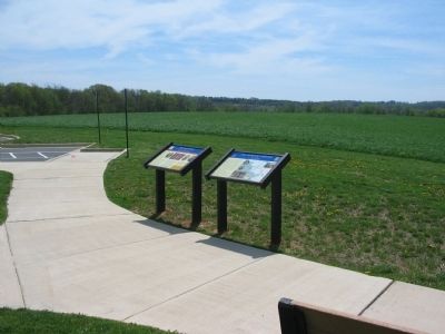 Civil War Trails Markers at Monocacy image. Click for full size.