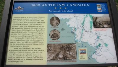1862 Antietam Campaign Marker image. Click for full size.