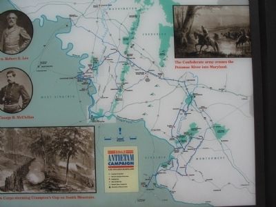 Antietam Campaign Civil War Trails Map. Click for full size. Antietam Campaign Civil War Trails Map image. Click for full size.
