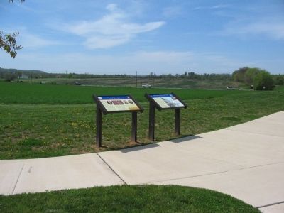 Civil War Trails Markers at Monocacy image. Click for full size.