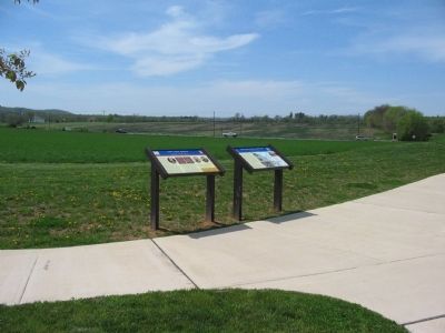 Civil War Trails Markers at Monocacy. Click for full size. Civil War Trails Markers at Monocacy image. Click for full size.