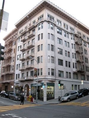 608 Bush Street - Site of Robert Louis Stevenson's 4 Month Stay in San Francisco image. Click for full size.