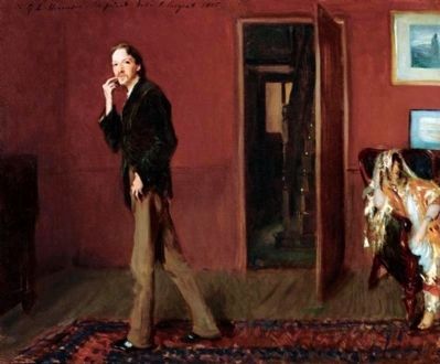 Robert Louis Stevenson and His Wife, Fanny. Click for full size. Robert Louis Stevenson and His Wife, Fanny image. Click for full size.