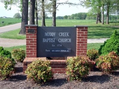 Muddy Creek Baptist Church image. Click for full size.