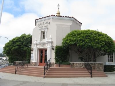 Colma City Hall image. Click for full size.