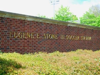 Eugene E. Stone III Soccer Stadium Entrance. Click for full size. Eugene E. Stone III Soccer Stadium Entrance image. Click for full size.
