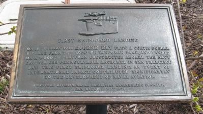 First Shipboard Landing Marker image. Click for full size.
