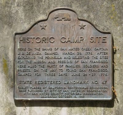 Historic Camp Site Marker image. Click for full size.