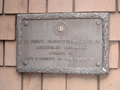 St. John's Presbyterian Church Marker image. Click for full size.