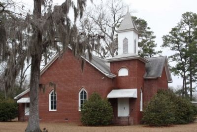 Wesley Chapel United Methodist Church adjacent to the John Jacob Heyer Marker image. Click for full size.