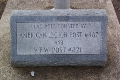 West Milton Korean War Memorial Flagpole. Click for full size. West Milton Korean War Memorial Flagpole image. Click for full size.