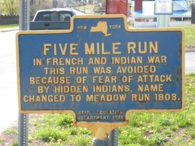 Five Mile Run Marker image. Click for full size.