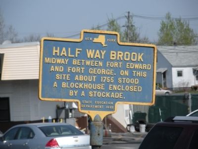 Half Way Brook Marker image. Click for full size.