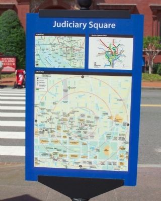 Judiciary Square Marker image. Click for full size.
