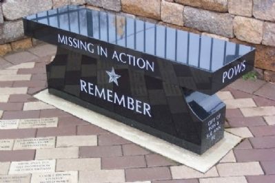 Tipp City Veterans Memorial Bench image. Click for full size.