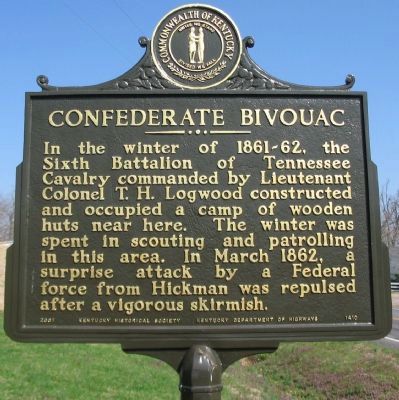 Confederate Bivouac Marker. Click for full size. Confederate Bivouac Marker image. Click for full size.