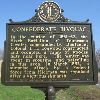 Confederate Bivouac Marker image. Click for full size.