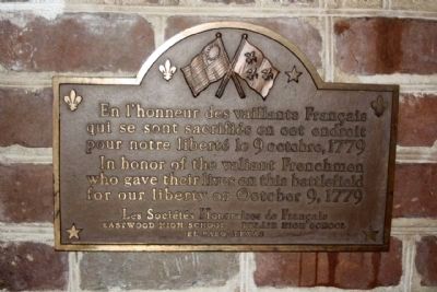 Battle of Savannah Marker. Click for full size. Battle of Savannah Marker image. Click for full size.