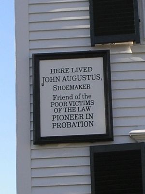 Left Marker on Harrington House. Click for full size. Left Marker on Harrington House image. Click for full size.