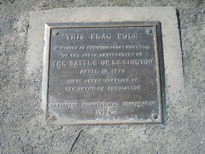 This Flag Pole Marker. Click for full size. This Flag Pole Marker image. Click for full size.