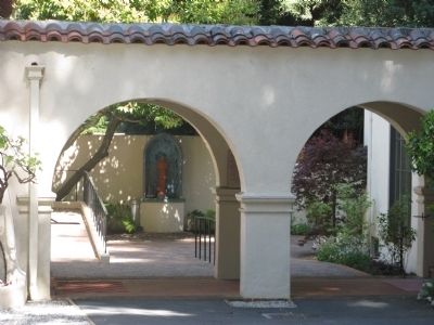 Our Lady of the Wayside Courtyard. Click for full size. Our Lady of the Wayside Courtyard image. Click for full size.