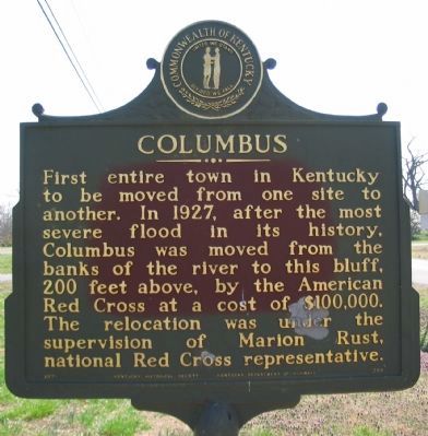 Columbus Marker. Click for full size. Columbus Marker image. Click for full size.