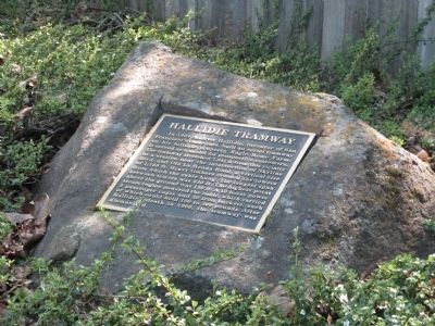Hallidie Tramway Marker. Click for full size. Hallidie Tramway Marker image. Click for full size.