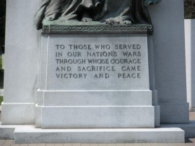 Peace and Victory Monument Marker. Click for full size. Peace and Victory Monument Marker image. Click for full size.